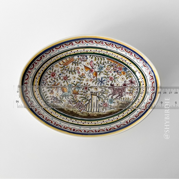 Genuine Portuguese Artisan Handcrafted Painted Bowl - Picture 7 of 14